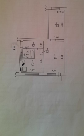 2-к. квартира, 41м², 2/5 эт. Донецк