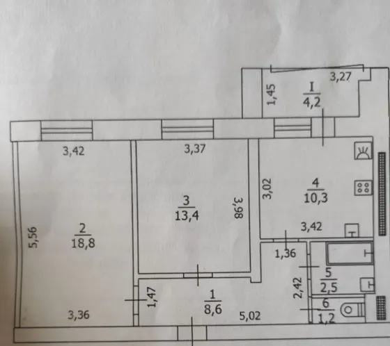 2-к. квартира, 60м², 3/4 эт. Луганск