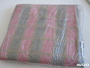 Одеяло шерстяное "Клетка" 140х205 см, 75% шерсть, 25% п/э, 500 гр/м2, Луганск ЛНР