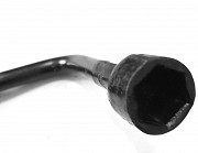 Ключ баллонный изогнутый 22 мм, Г-образный, торцовый, черный, СССР. Донецк ДНР