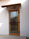 Входная дверь металлопластиковая в цвете +работа=22900 рублей. Донецк ДНР